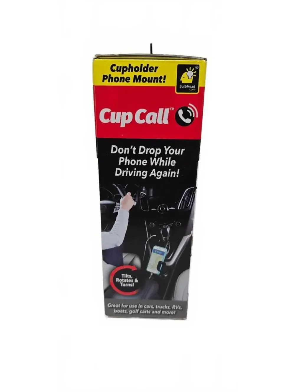 CupCall Cupholder Phone Mount - Adjustable Holder for Cars, Trucks, RVs